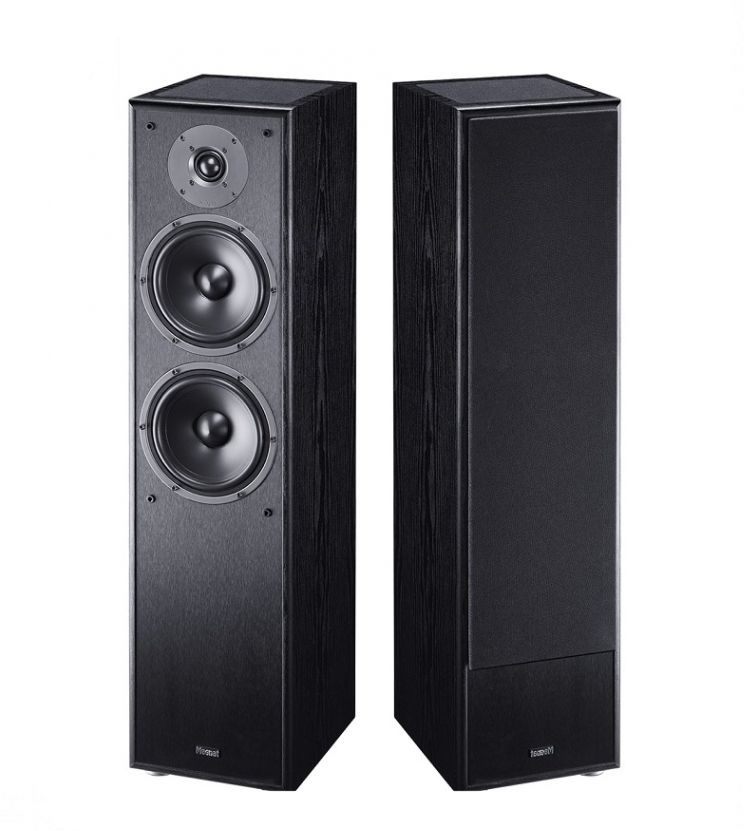 Magnat Monitor S80 ATM Standlautsprecher mit Dolby Atmos, schwarzes Paar