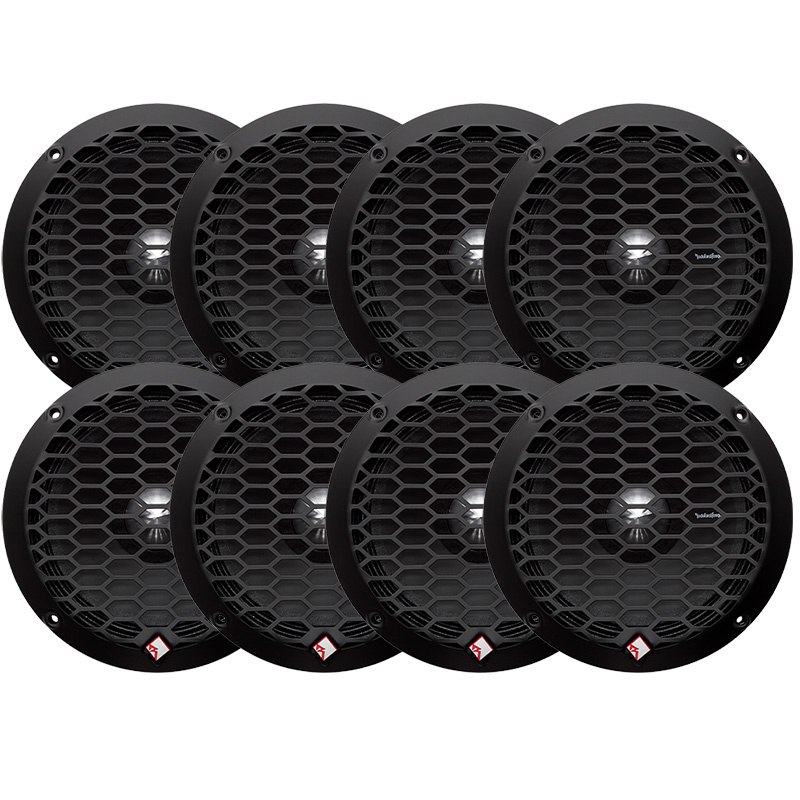 8er-Pack Rockford Fosgate PPS4-6 Punch Pro 6,5 Zoll