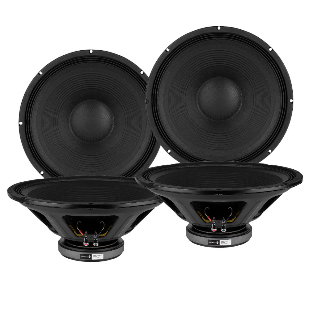 4er-Pack Dayton Audio PA460-8, 18-Zoll-Bass/Mittelbass