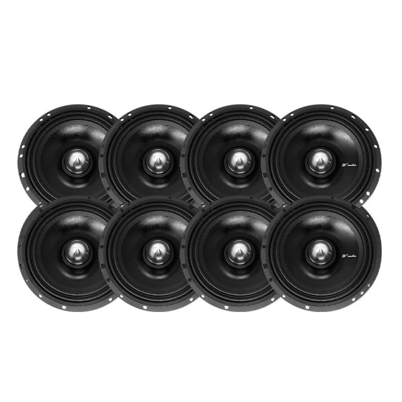 8er-Pack B2 Audio RAGE6P Midbass 6,5 Zoll