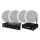 System One A50BT mit 2 Paar IC820 + SC4B-Lautsprecherumschalter System One A50BT mit 2 Paar IC820 + SC4B-Lautsprecherumschalter