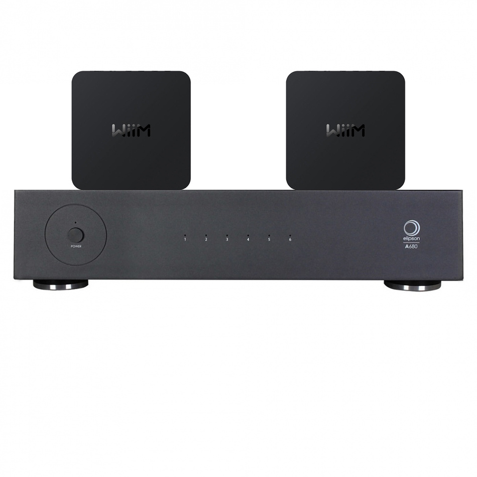 Elipson A680 mit 2 Stück WiiM Pro
