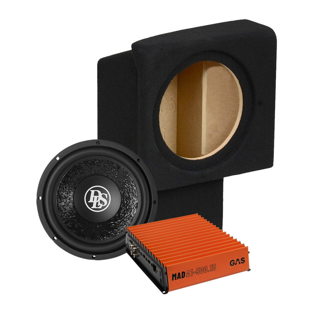 Basspaket mit DLS PE10.D2 für Audi A6 Avant 97-04