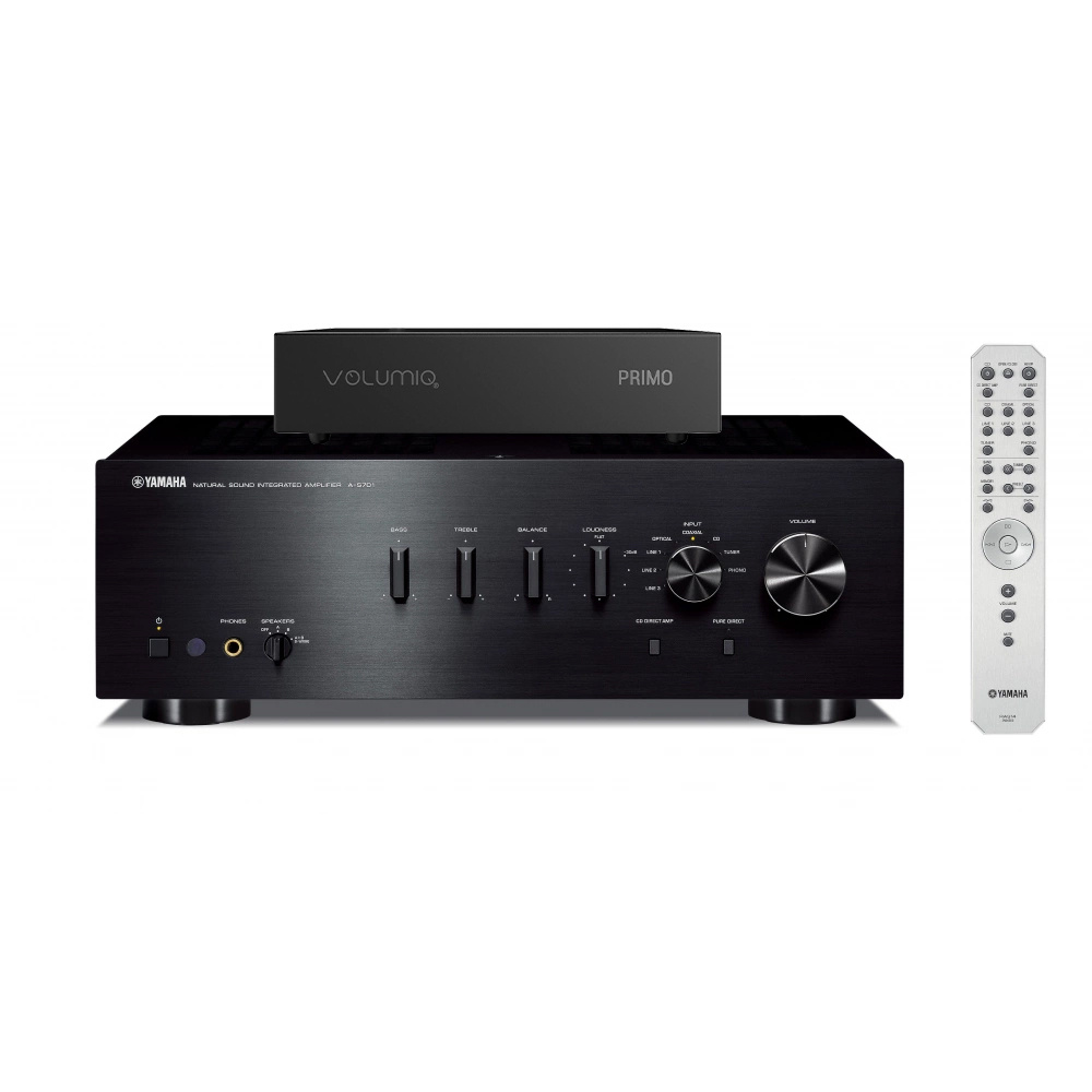 Yamaha A-S701 MK II und Volumio Primo Hi-Fi Edition, Stereo-Kombo