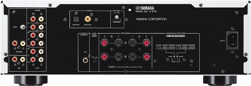 Yamaha A-S701 MK II und Volumio Primo Hi-Fi Edition, Stereo-Kombo