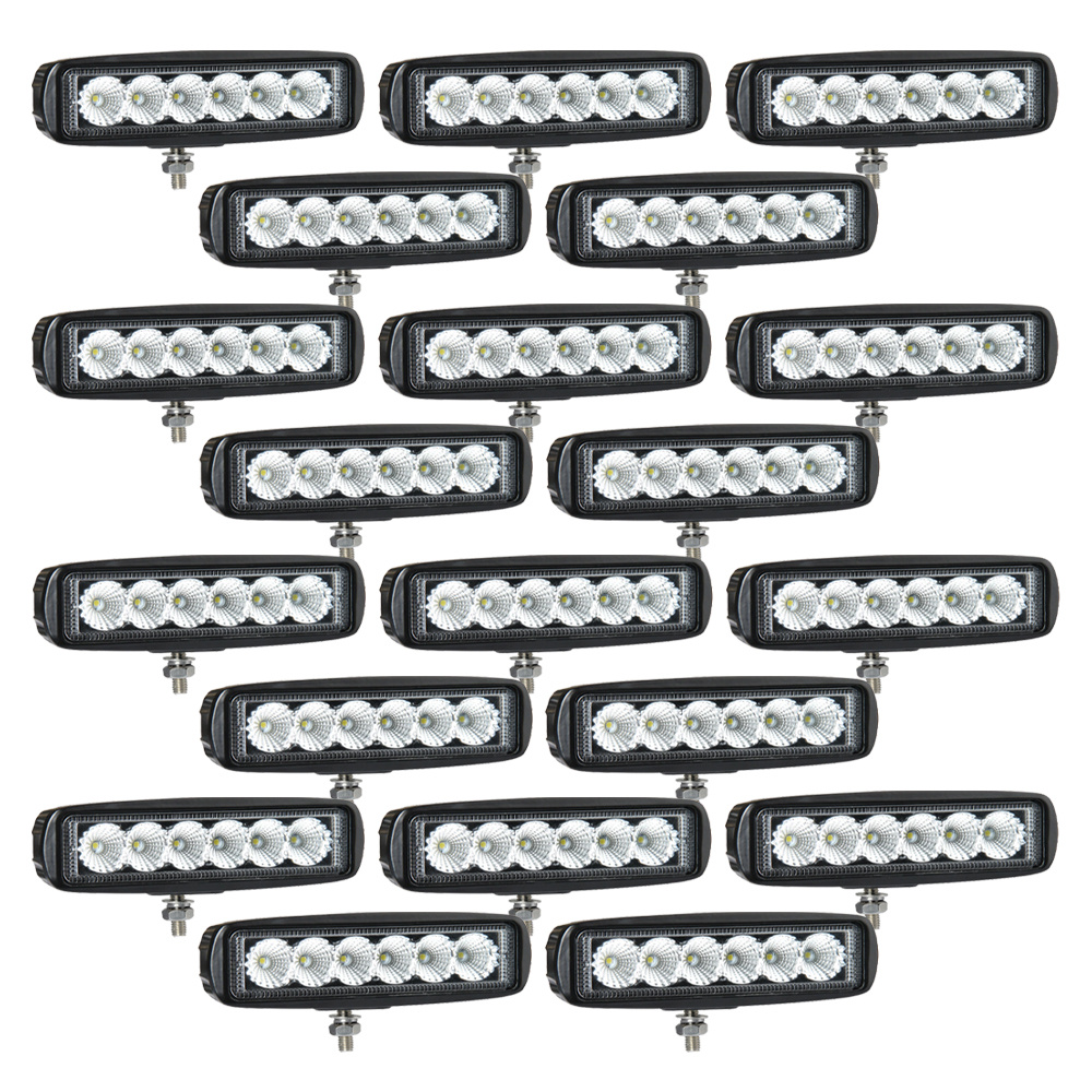 20er-Pack NIZLED B18RF, 15,8 cm Rück-/Arbeitsscheinwerfer, 18W, Arbeitsscheinwerfer-Paket
