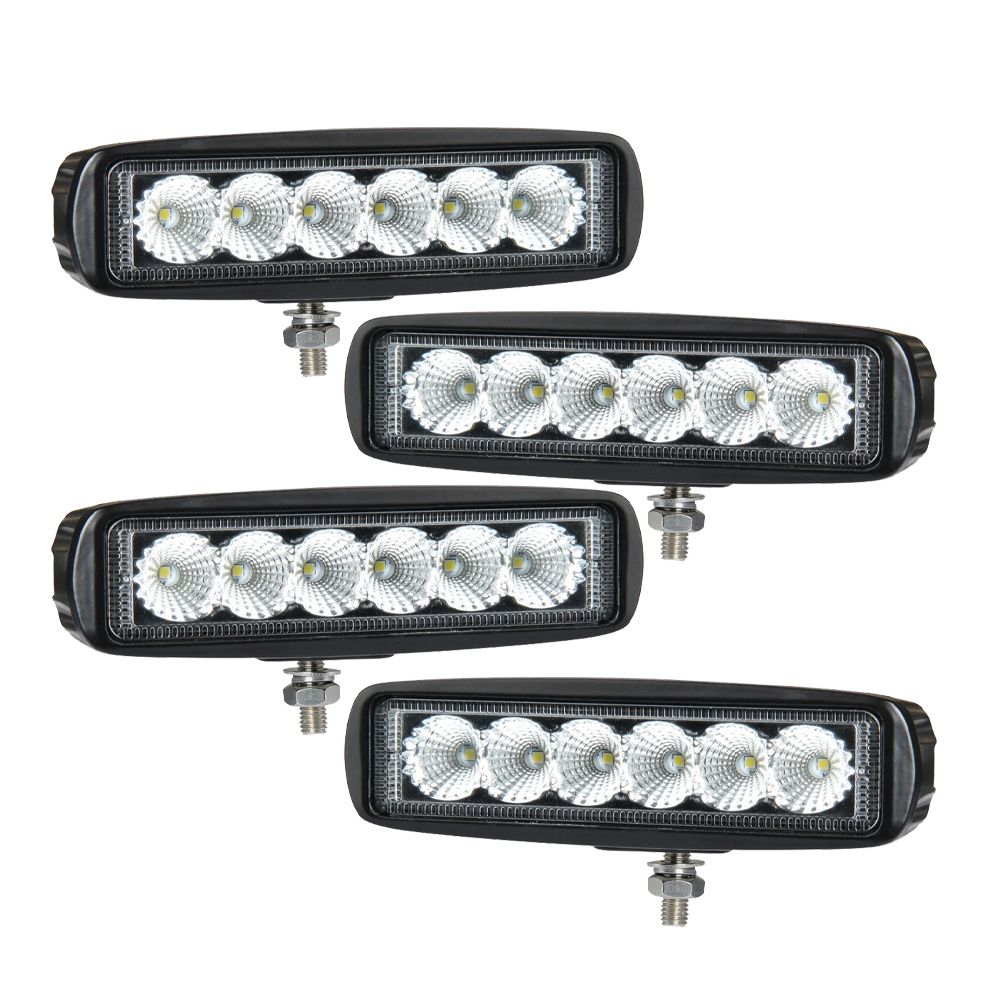 4er-Pack NIZLED B18RF, 15,8 cm Rück-/Arbeitsscheinwerfer, 18W, Arbeitsscheinwerfer-Paket