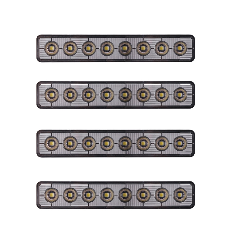 4er-Pack NIZLED B48RF, angewinkelter 24,2 cm Rück-/Arbeitsscheinwerfer, 48W, Arbeitsscheinwerfer-Paket
