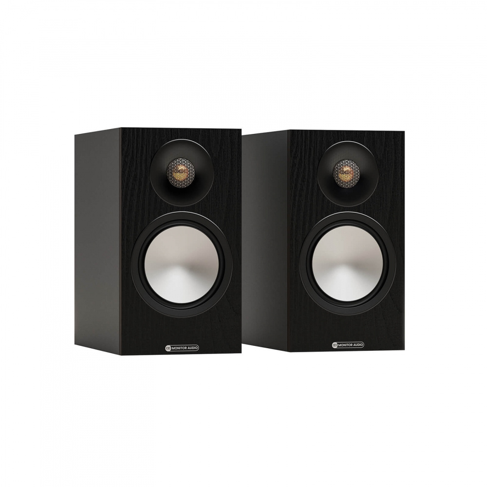 Dayton Audio HTA100 mit Monitor Audio Bronze 50 7G in Schwarz, Stereo-Paket