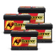 Batteriepaket, 4 Stück Banner 70Ah AGM Batteriepaket, 4 Stück Banner 70Ah AGM
