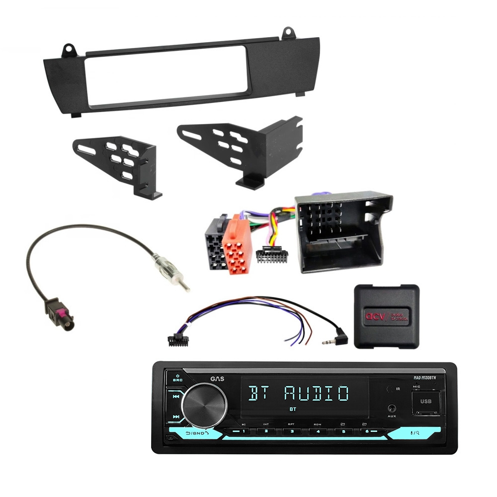 GAS MAD M130-BTN Car-HiFi-Paket für BMW X3 E83