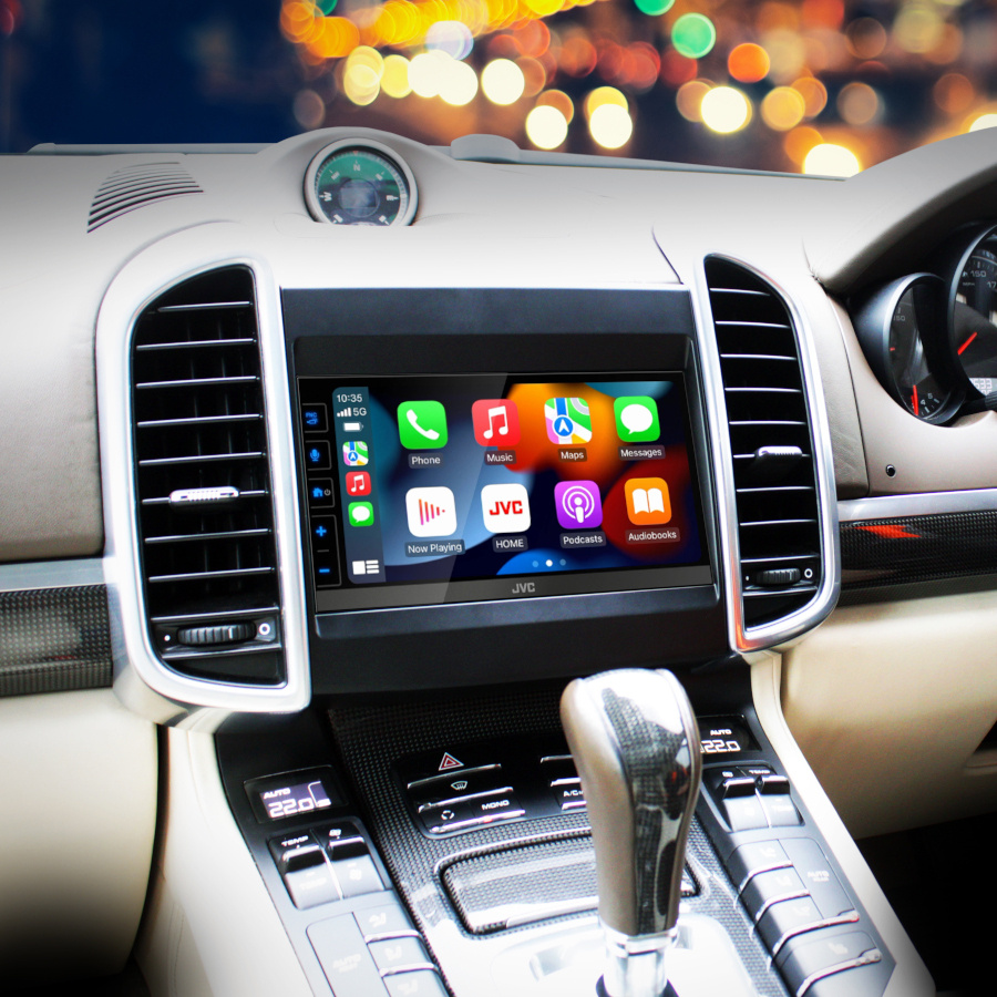 JVC Stereopaket für Porsche Cayenne 2012-2016 mit Standard-Audiosystem