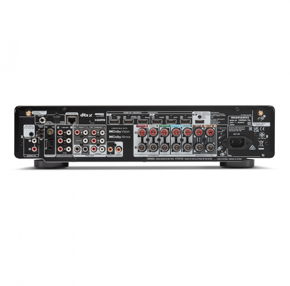 Marantz Cinema 70S & Klipsch Reference R-50M 5.1 Heimkino-Paket, schwarz
