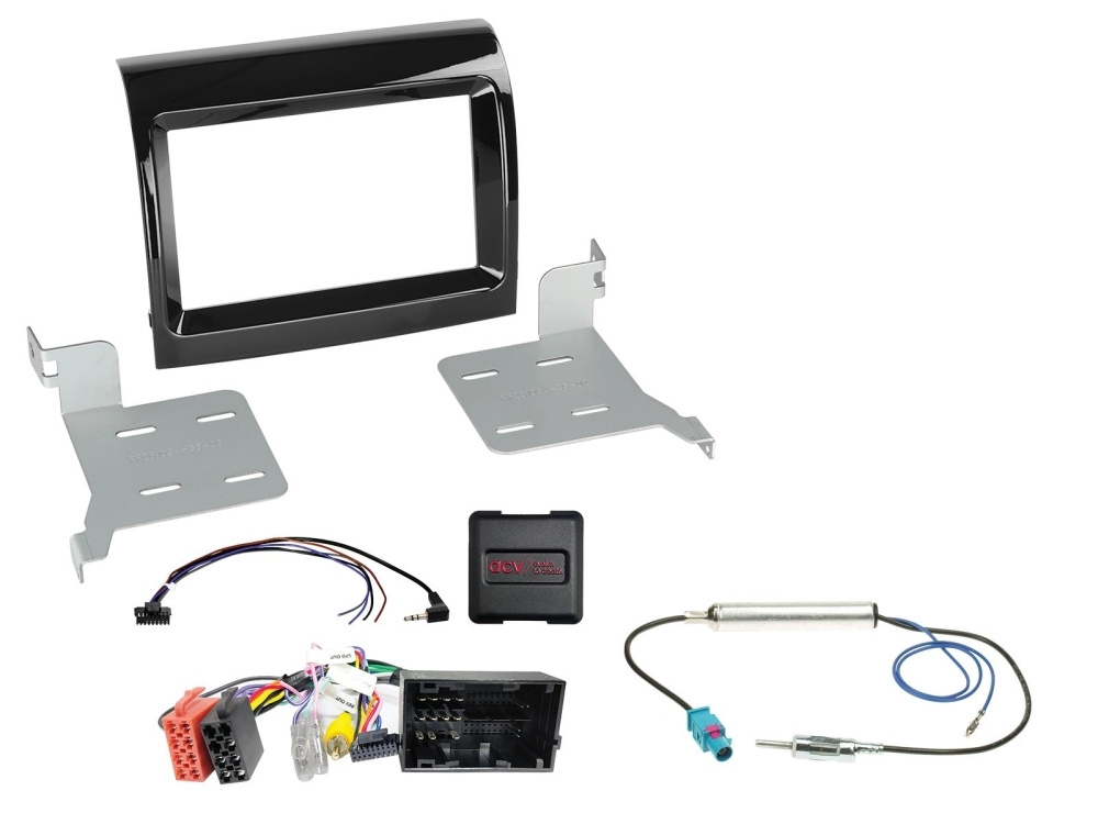 JVC KW-M695DBW Car-Audio-Paket für Fiat/Citroen/Opel/Peugeot