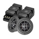 DLS CRPP-UW83 mit RCS25, klangstarkes 8-Zoll-Kit-System DLS CRPP-UW83 mit RCS25, klangstarkes 8-Zoll-Kit-System