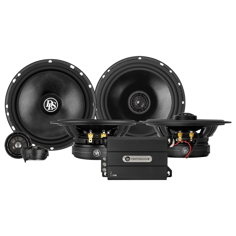 DLS Cruise CRPP-U6.25 mit U6CX und PS4.110, Lautsprecherpaket mit Endstufe