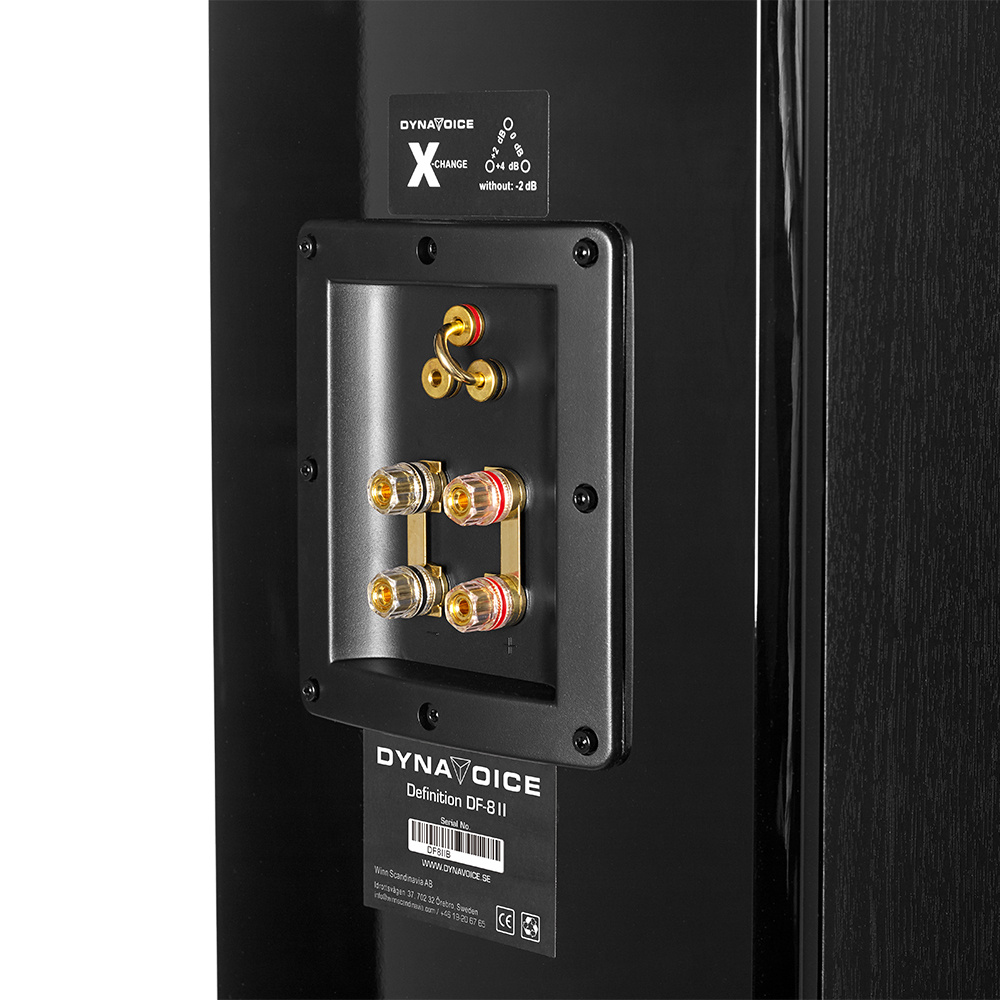 Dynavoice Definition DF-8II & Challenger CSB-V12 in Schwarz, 2.1 Lautsprecherpaket