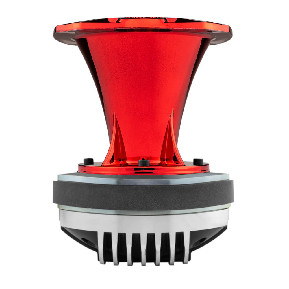 DS18 PRO-DKH2FC, verrückter 2-Zoll-Fenol-Driver mit rotem/blauem Horn