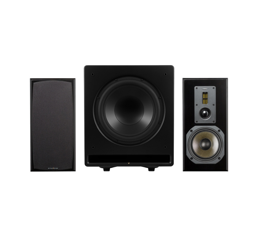 Dynavoice Definition DM-6II mit CSB-V12, 2.1 Lautsprecherpaket in Schwarz