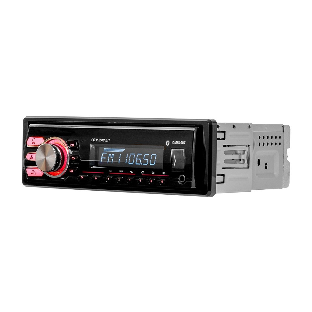 Bass Habit DMR10BT Auto-Stereo-Paket mit DLS Front- und Hecklautsprechern