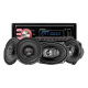 Bass Habit DMR10BT-Autolautsprecherpaket mit Rebel-Lautsprechern Bass Habit DMR10BT-Autolautsprecherpaket mit Rebel-Lautsprechern