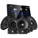 Kenwood DMX129BT & DLS PA Front- und Hecksystem, Auto-Stereo-Paket Kenwood DMX129BT & DLS PA Front- und Hecksystem, Auto-Stereo-Paket