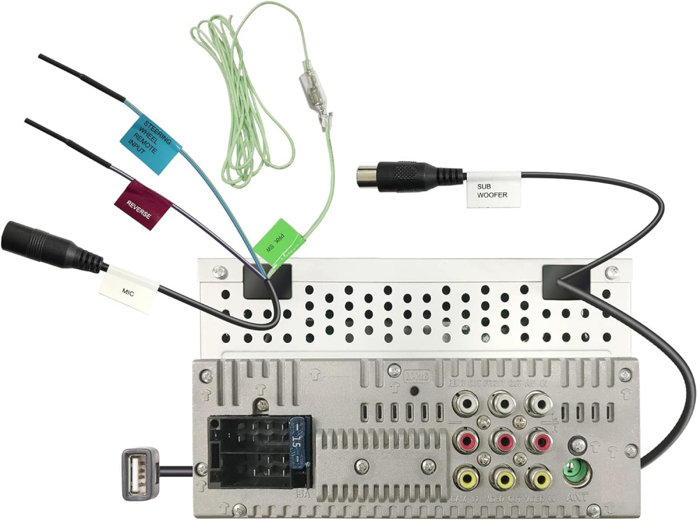 Kenwood DMX129BT & DLS PA Front- und Hecksystem, Auto-Stereo-Paket