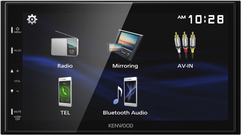 Kenwood DMX129BT & Bass Habit REBEL-Lautsprecher, Auto-Stereo-Paket