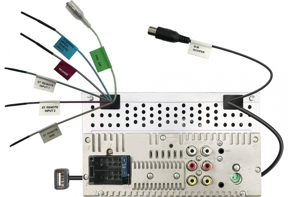Kenwood DMX5020BTS & DLS PA Front- und Hecksystem, Auto-Stereo-Paket