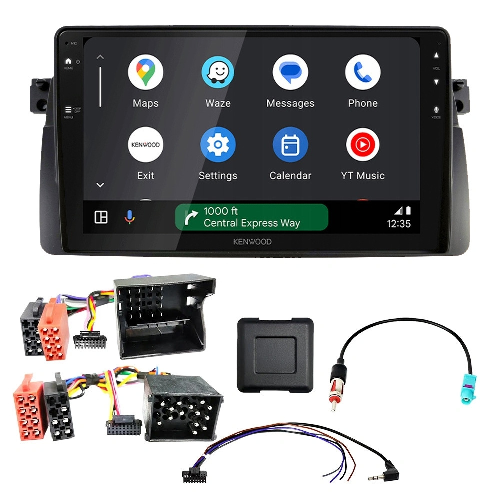 Kenwood DMX80AXS Autoradio-Paket für BMW 3-serie E46 1998-2007