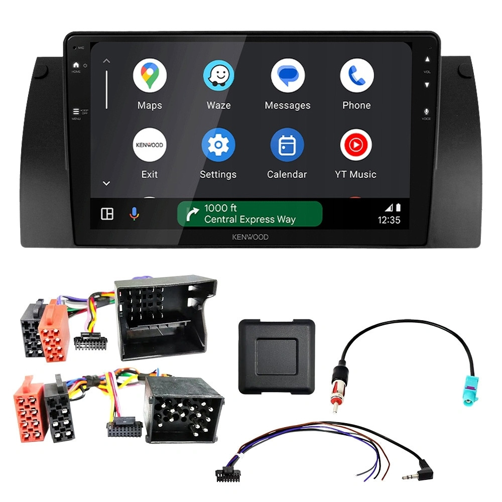 Kenwood DMX80AXS Autoradio-Paket für BMW 5-serie E39 1996-2004