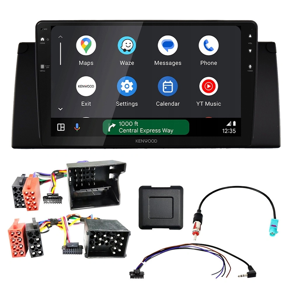 Kenwood DMX80AXS Autoradio-Paket für BMW X5 E53 2000-2007