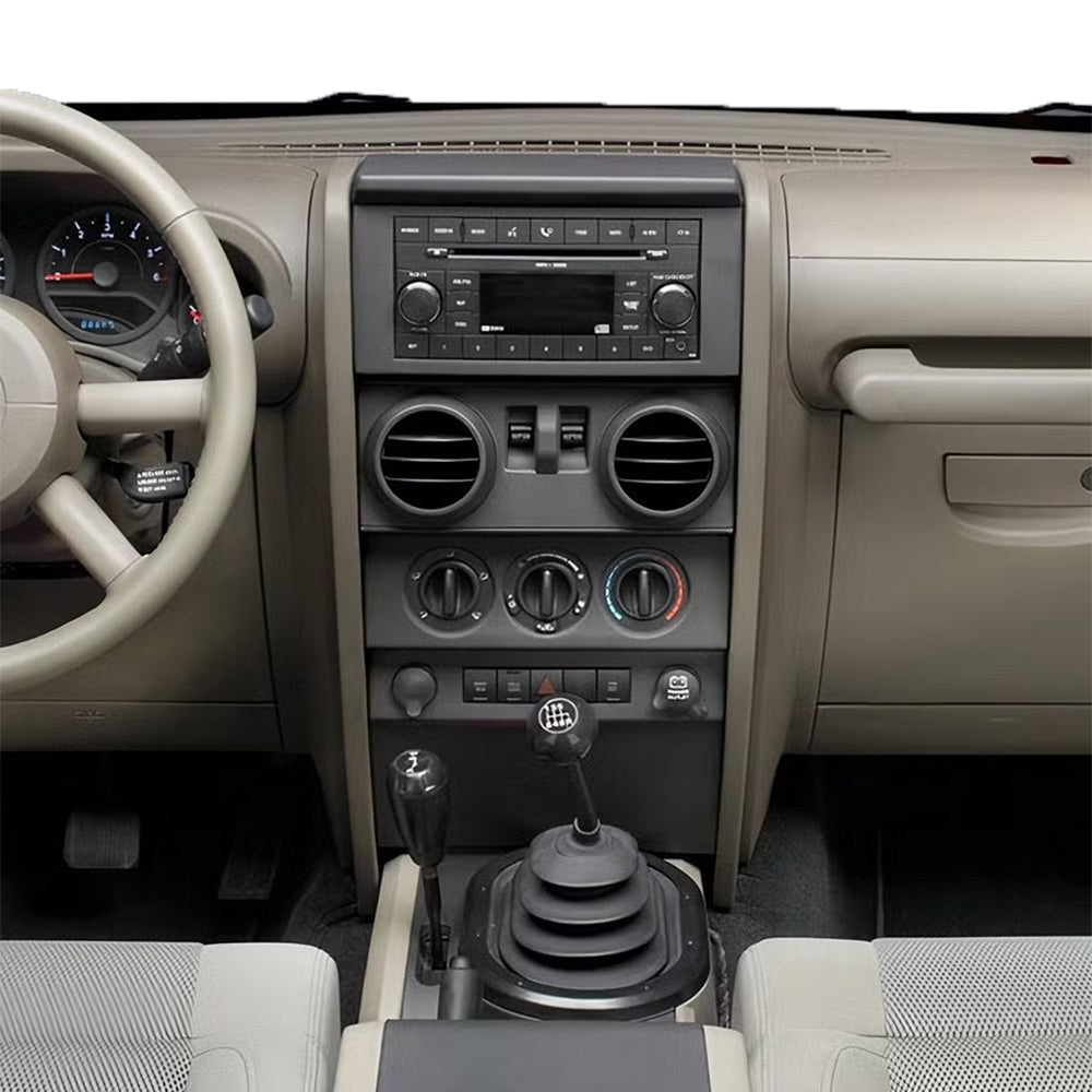 Kenwood DMX80AXS Autoradio-Paket für Jeep Wrangler 2-dörrars 2007-2010