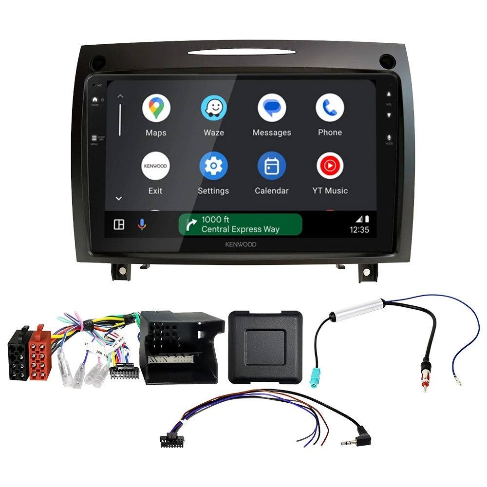 Kenwood DMX80AXS Autoradio-Paket für Mercedes SLK R171 2008-2011