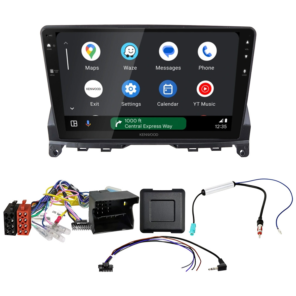 Kenwood DMX80AXS Autoradio-Paket für Mercedes C-Class W204 2007-2011