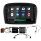 Kenwood DMX80AXS Autoradio-Paket für Mercedes SL R230 2006-2012 Kenwood DMX80AXS Autoradio-Paket für Mercedes SL R230 2006-2012