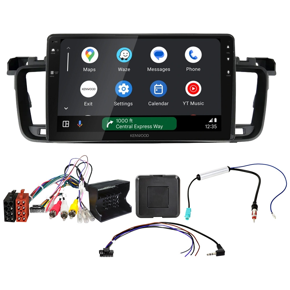 Kenwood DMX80AXS Autoradio-Paket für Peugeot 508 2010-2018