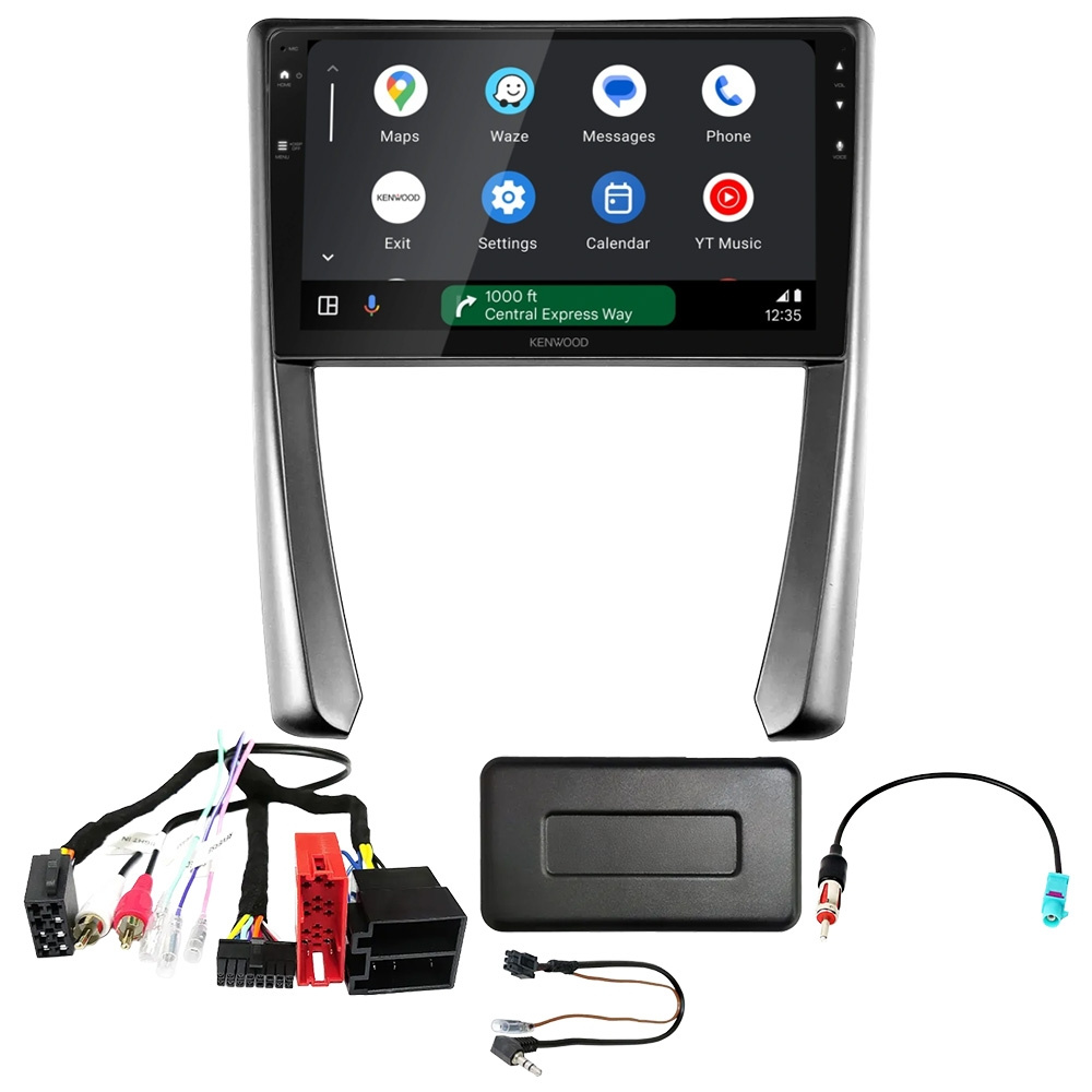 Kenwood DMX80AXS Autoradio-Paket für Porsche Boxster/Cayman 987 2005-2009