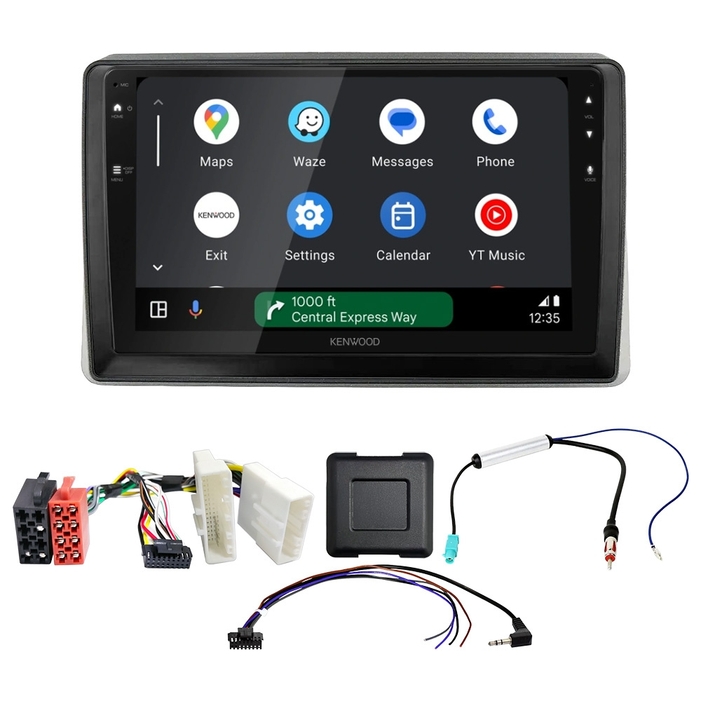 Kenwood DMX80AXS Autoradio-Paket für Renault Master, Opel Movano, Nissan NV400 och Interstar