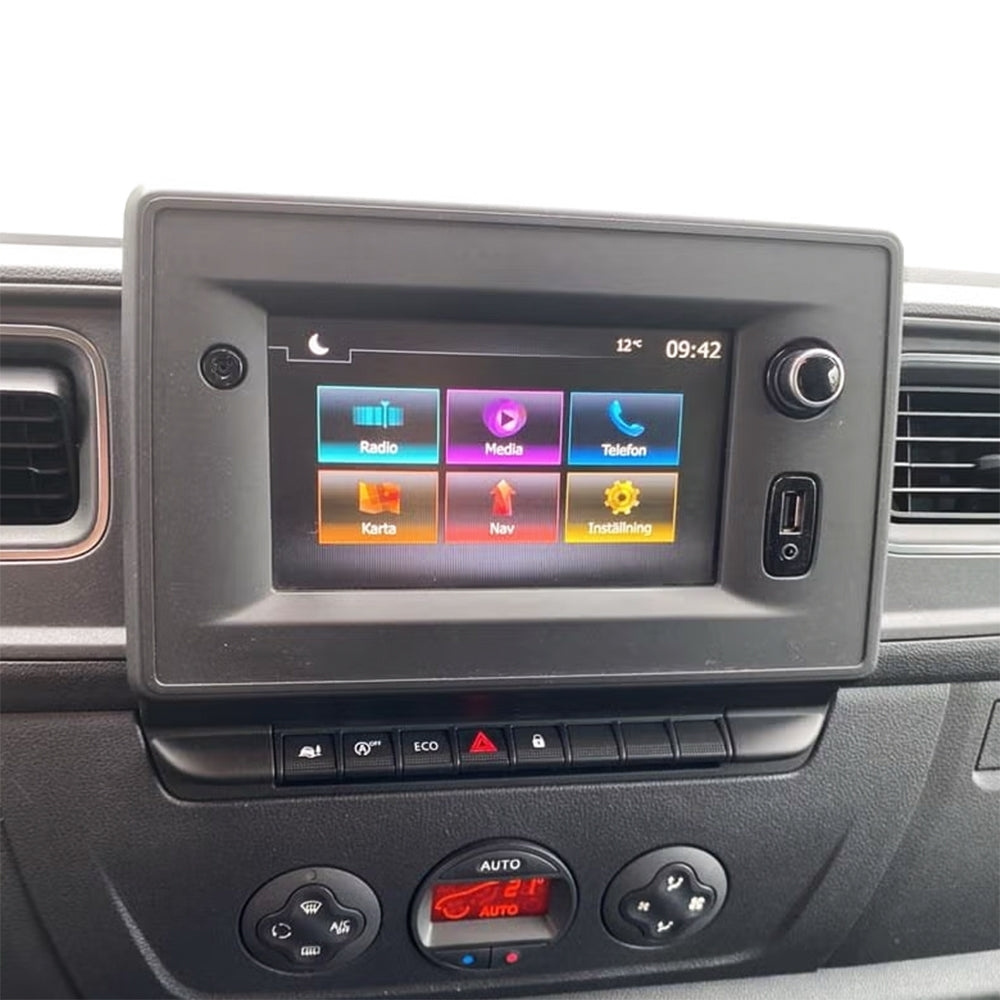 Kenwood DMX80AXS Autoradio-Paket für Renault Master, Opel Movano, Nissan NV400 och Interstar