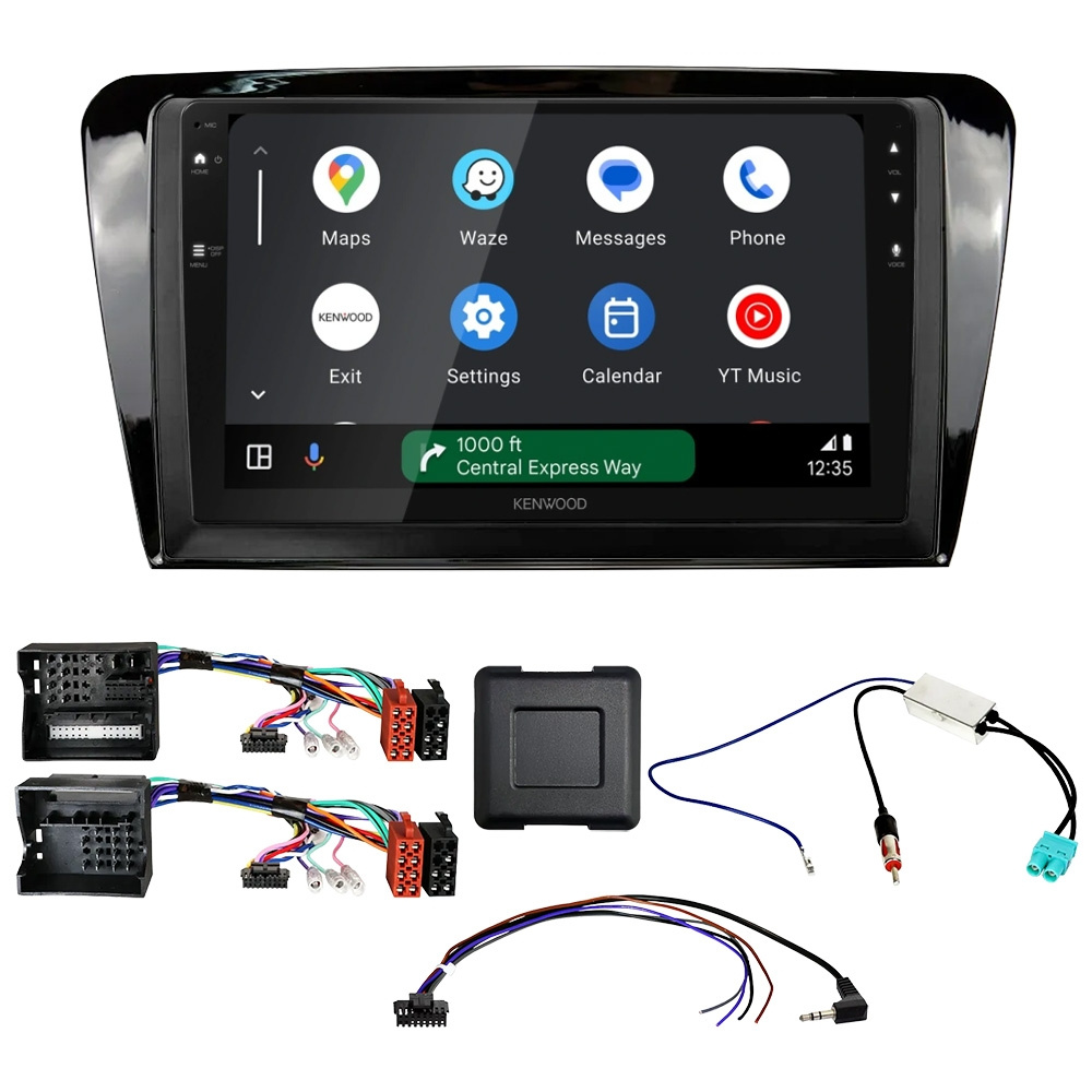 Kenwood DMX80AXS Autoradio-Paket für Skoda Octavia 5E 2013-2020