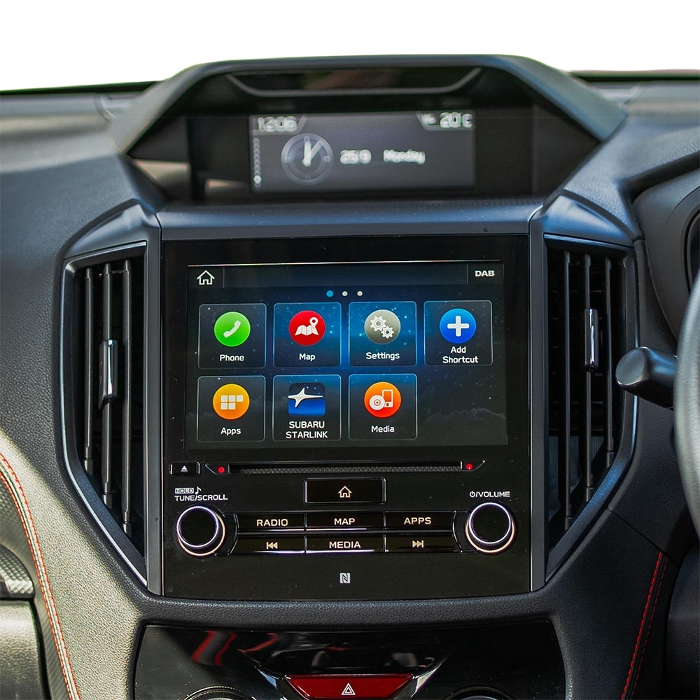 Kenwood DMX80AXS Autoradio-Paket für Subaru Impreza och Forester