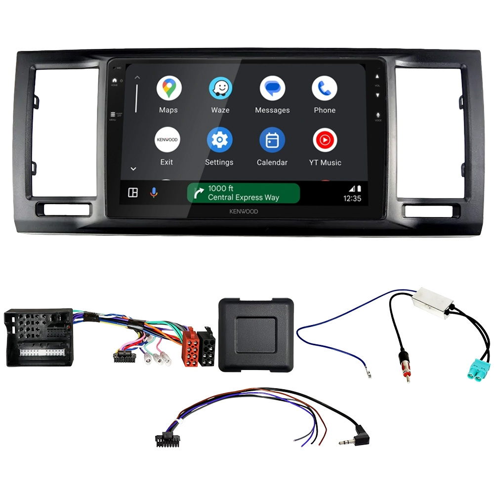 Kenwood DMX80AXS Autoradio-Paket für Volkswagen Transporter T6 2016-2019