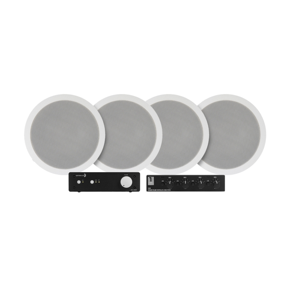 Dayton Audio DTA-100ST Multiroom-Paket mit Schalter und 2 Paar System One IC620