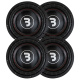 4er-Pack Bass Habit Elite 2 E2300D1, 12-Zoll-Tieftöner 4er-Pack Bass Habit Elite 2 E2300D1, 12-Zoll-Tieftöner