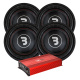 4er-Pack Bass Habit E2380D1 & SE8000.1D2, brutales Basspaket 4er-Pack Bass Habit E2380D1 & SE8000.1D2, brutales Basspaket