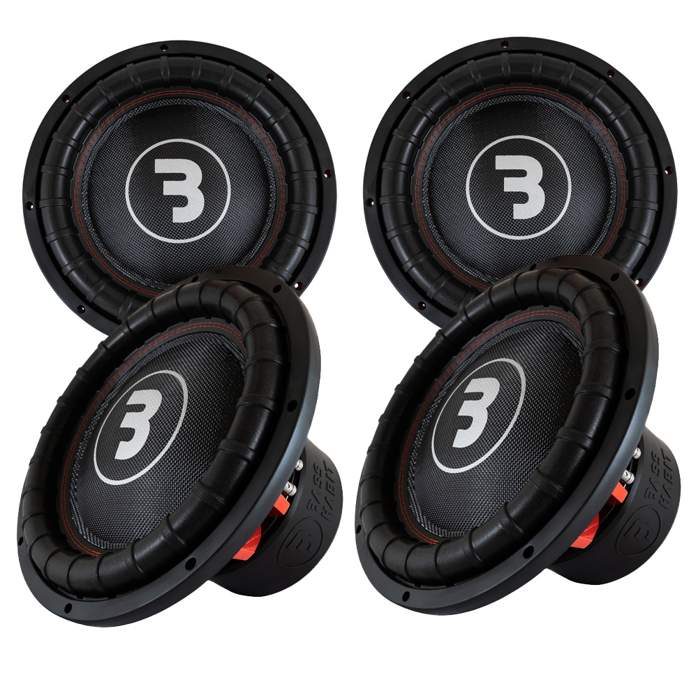 4er-Pack Bass Habit Elite 2 E2380D1, 15-Zoll-Tieftöner