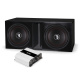 Bass Habit E300D1 in Bassreflexgehäuse mit SP21001FR, 2x12-Basspaket Bass Habit E300D1 in Bassreflexgehäuse mit SP21001FR, 2x12-Basspaket