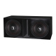 Bass Habit E300D1 in Bassreflexgehäuse mit SP21001FR, 2x12-Basspaket Bass Habit E300D1 in Bassreflexgehäuse mit SP21001FR, 2x12-Basspaket