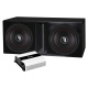 Bass Habit E300D2 im Bassreflexgehäuse mit SP31001FR, 2x12-Basspaket Bass Habit E300D2 im Bassreflexgehäuse mit SP31001FR, 2x12-Basspaket